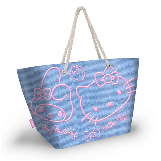Hello Kitty Denim Beach Bag